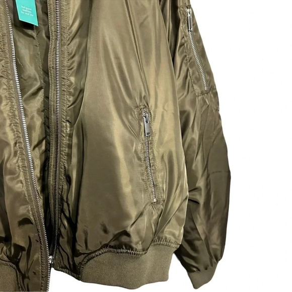 NWT Maurices Olive Bomber Jacket
Size Large - Picture 5 of 9